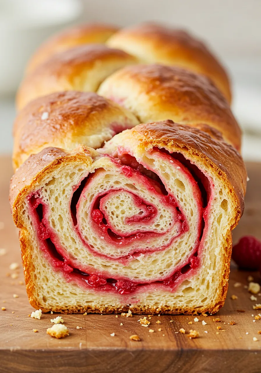 Raspberry Swirl Brioche